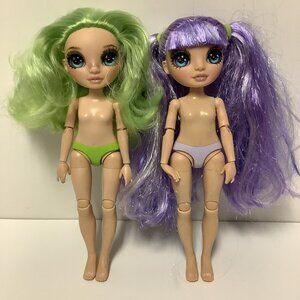 Rainbow High Doll Nude Lot Junior High Jade Hunter & Violet Willow Tweens